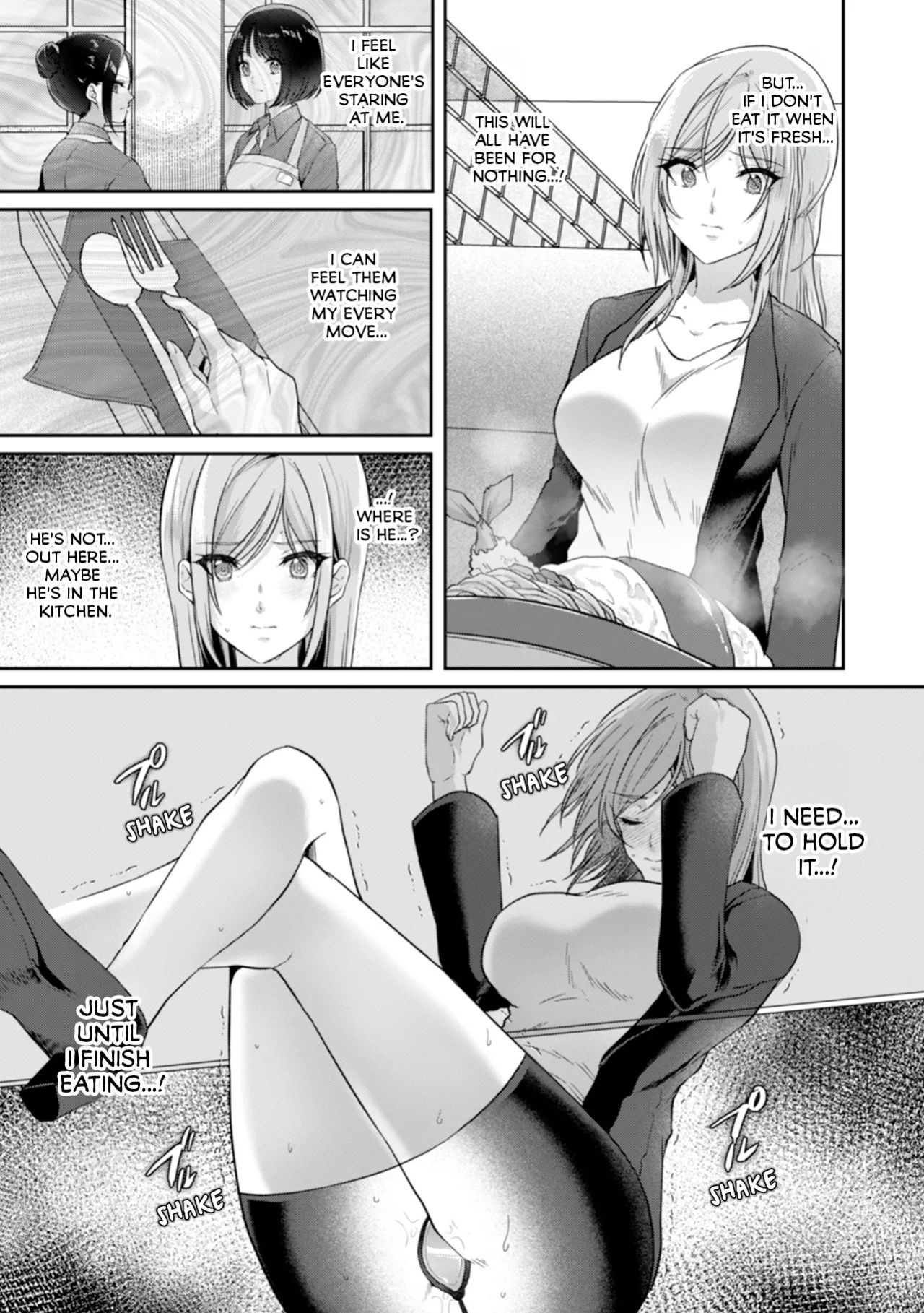 [Kinagi Rea] Manin Densha de Shikkin Sunzen!? Chikan Danshi no Ijiwaru na Yubi de Ikasare Tsuzuketa OL | Almost Pissing on a Crowded Train?! #1-16