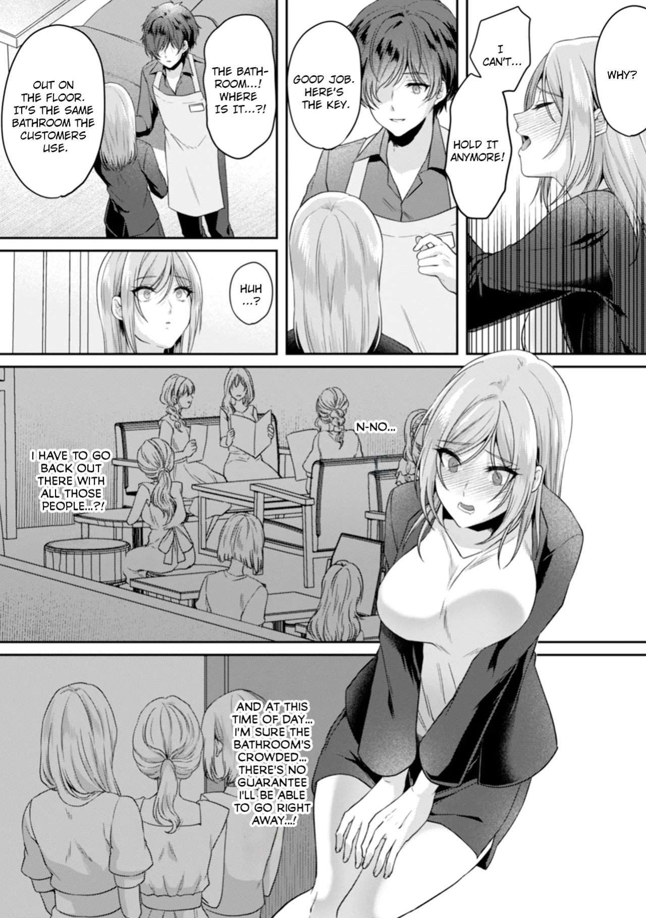 [Kinagi Rea] Manin Densha de Shikkin Sunzen!? Chikan Danshi no Ijiwaru na Yubi de Ikasare Tsuzuketa OL | Almost Pissing on a Crowded Train?! #1-16