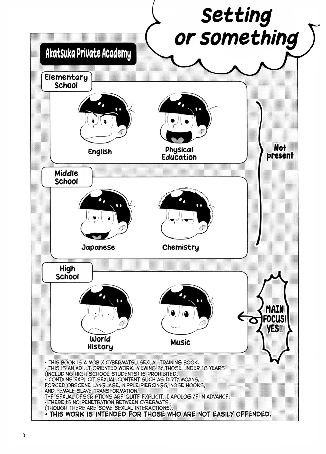 [Usohappyaku (Otori)] Bitch Pig Slave Senseis (Osomatsu-san)