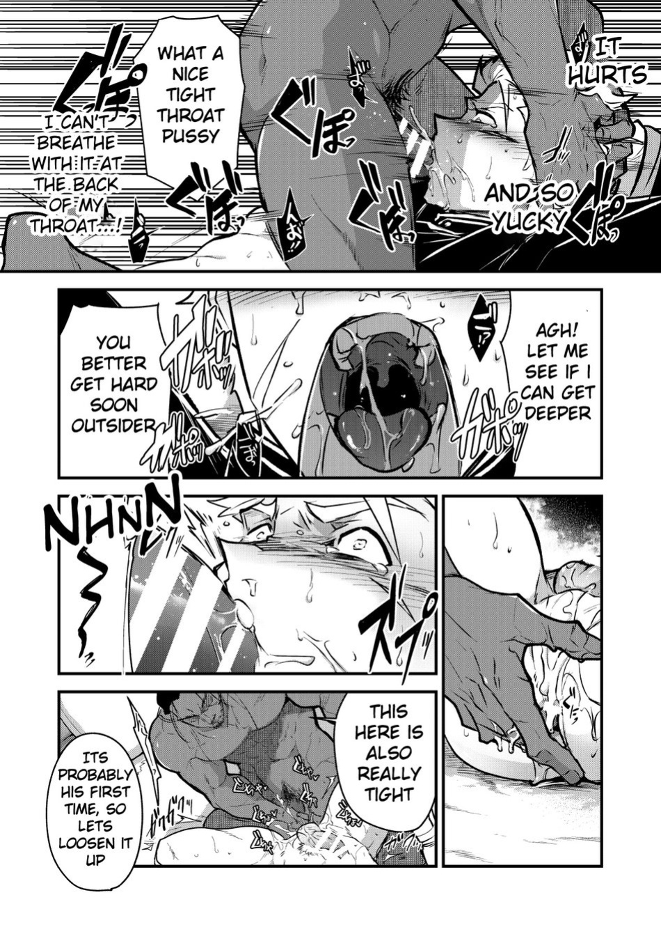 [Seii Daishougun (ITKZ)] Kurotetsu no Yado Seidorei e to Otsu Kenshi | The Black Iron Inn: A Story of a Swordsman Who Becomes a Sex Slave [Eng]