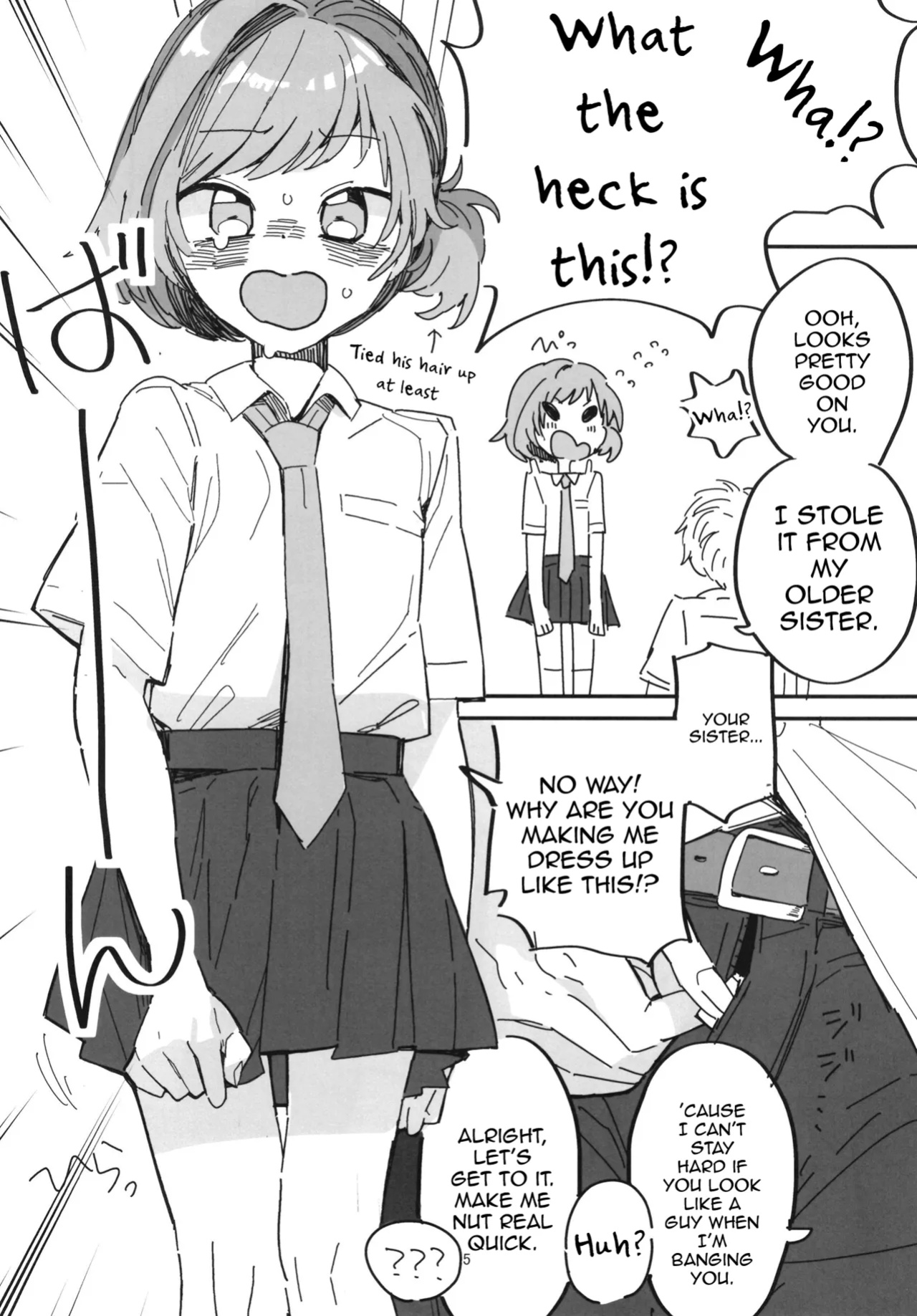 [Aomi Dream Maker (Initsuki Ringo)] Senpai Josou Meirei [mysterymeat3]
