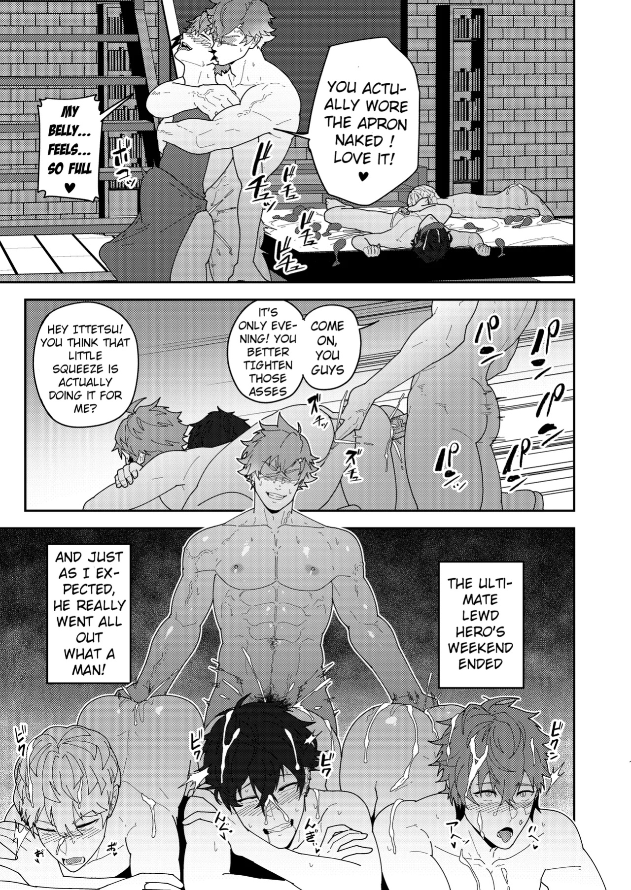 [PULIN Nabe (kakenari)] 45GUYS- 45DANSHI [ENG]