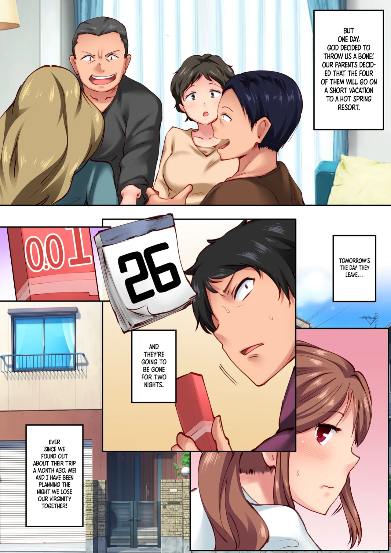 [Crimson CROWN (Matsuda Val)] Osananajimi ga Konnani Kimochi ii Nante | Home Alone Romp with my Childhood Friend