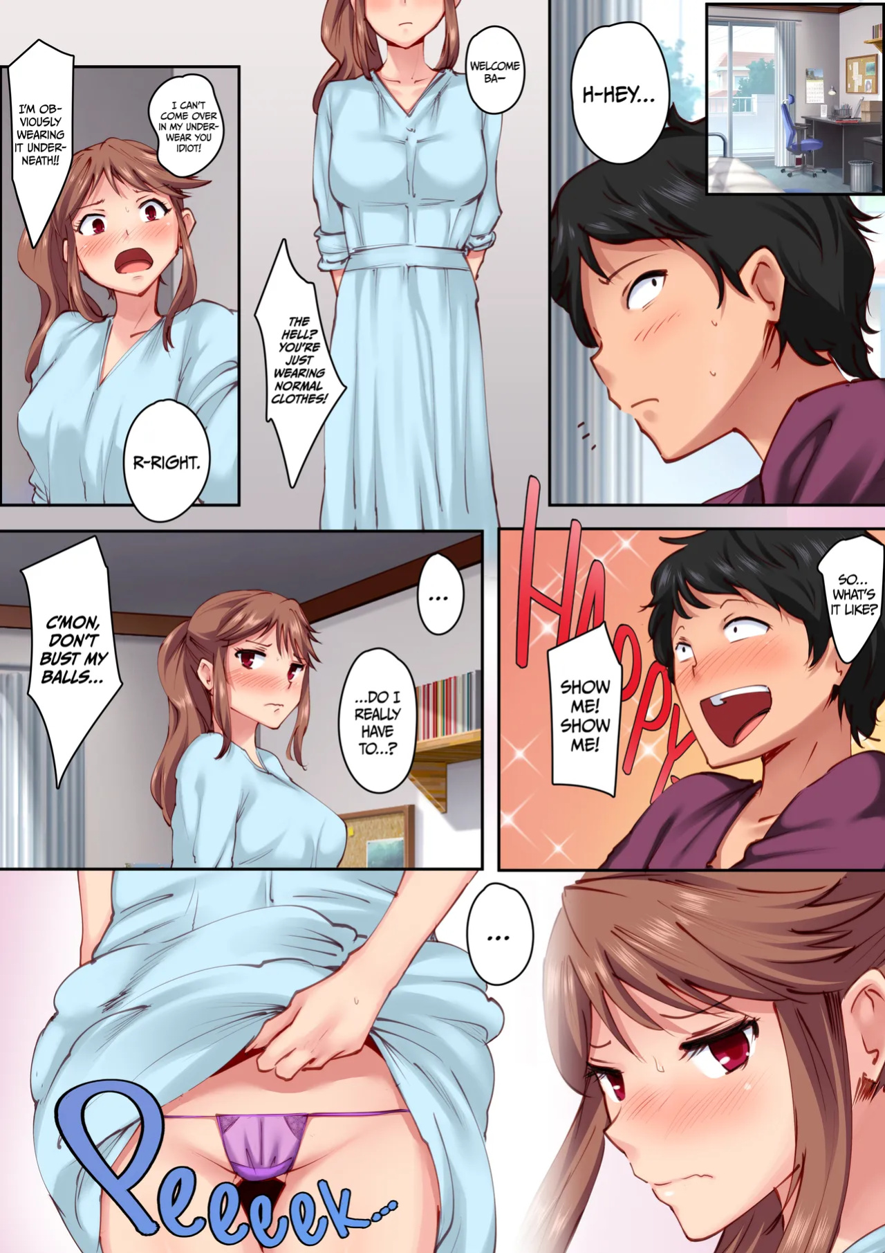 [Crimson CROWN (Matsuda Val)] Osananajimi ga Konnani Kimochi ii Nante | Home Alone Romp with my Childhood Friend