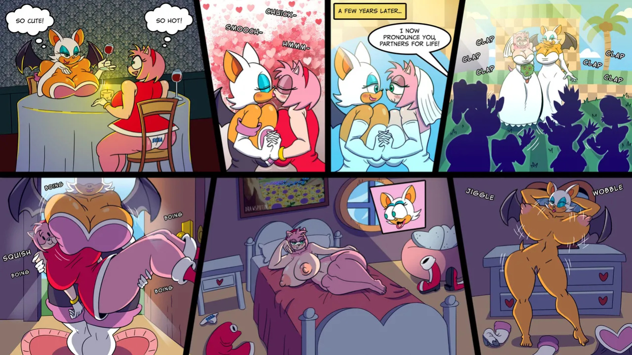 [Drawsputin] Newlyweds (Sonic the Hedgehog)