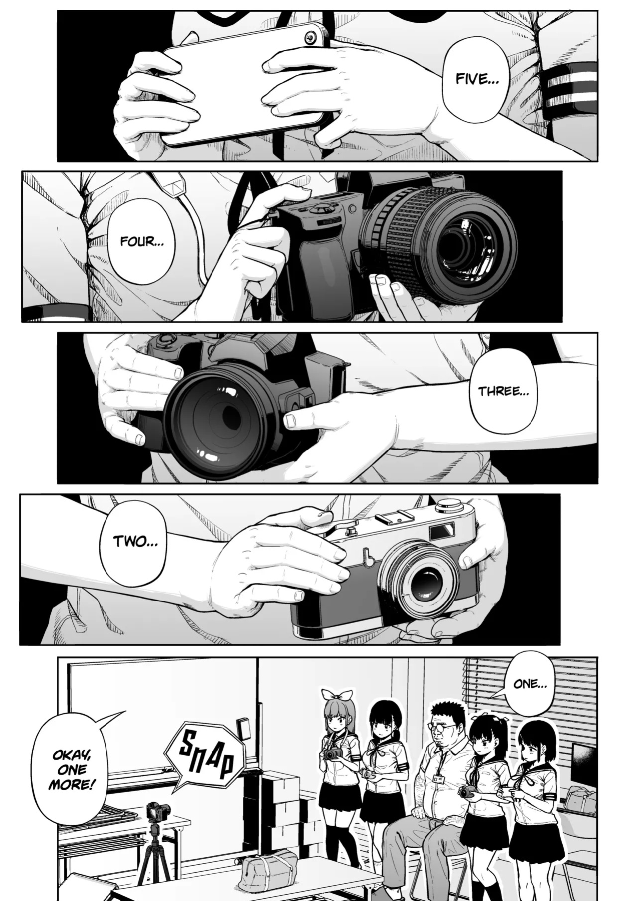 [Circle Mizusane (Mizusane)] Joshi Shashin-bu to Oji-san Shidouin 5 | Girls' Photography Club and the Uncle Instructor 5 [Project Valvrein]