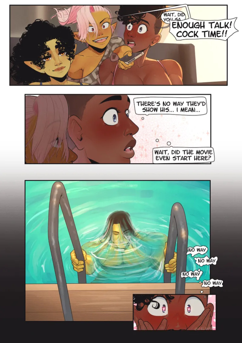 [OrcBarbies] A Special Gobbo College Comic: Erika's First Day