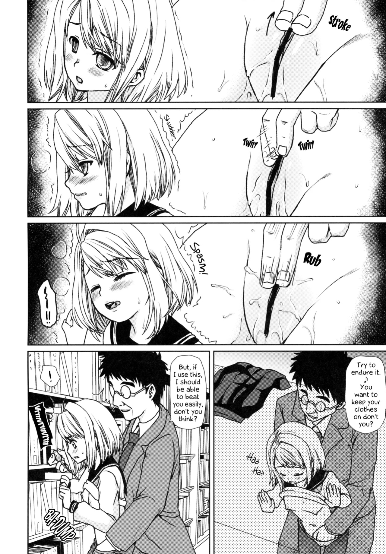 [F Taku (Anma)] Mukuchi Shoujo no Chikan Higai - ALL CHAPTERS