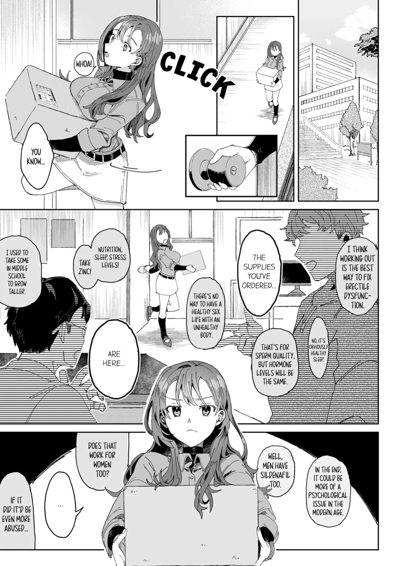 [Otsui Mikage (Otomeshi Mikage)] Kenkyuu Naiyou wa Seikan Kaihatsu!? ~Wata-chan wa Kyouju no H na Jikkendai~ | Researching Sexual Development!? -Wata Becomes Her Professor's Test Subject for Sex- Chapter 1-8