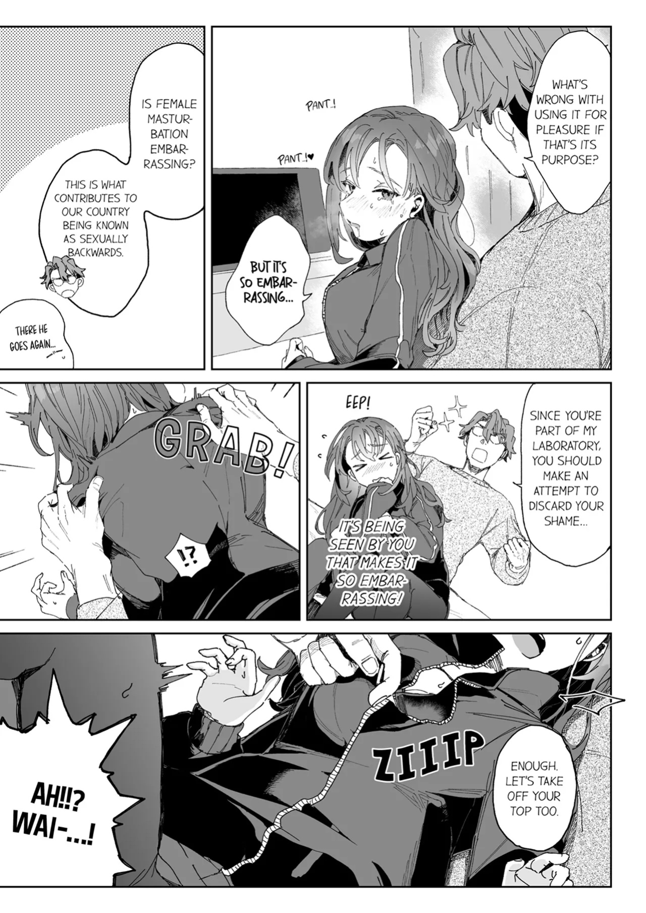 [Otsui Mikage (Otomeshi Mikage)] Kenkyuu Naiyou wa Seikan Kaihatsu!? ~Wata-chan wa Kyouju no H na Jikkendai~ | Researching Sexual Development!? -Wata Becomes Her Professor's Test Subject for Sex- Chapter 1-8