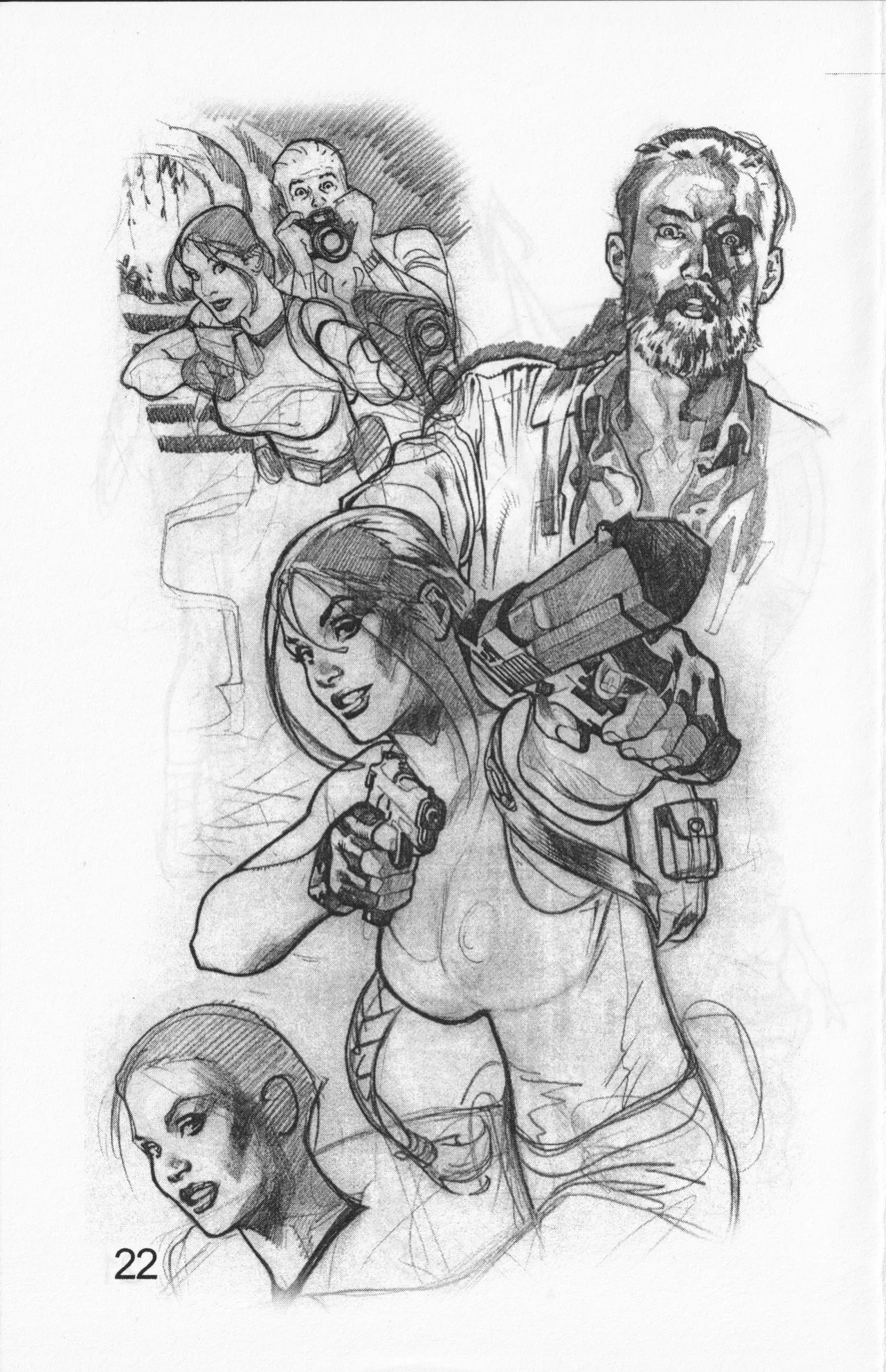 [Adam Hughes] Drawings, Doodles & Sketches