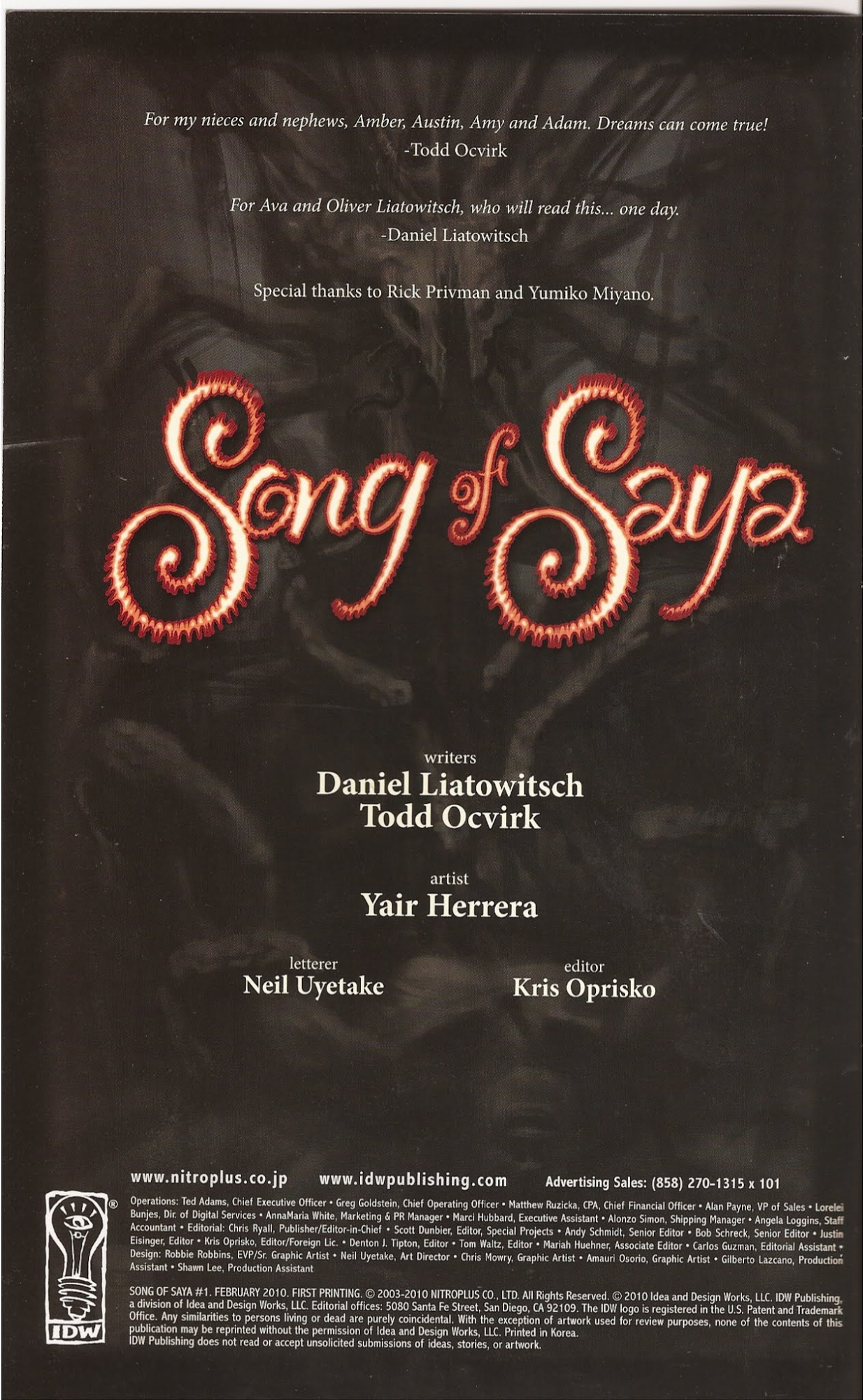 Song of Saya-Saya no uta