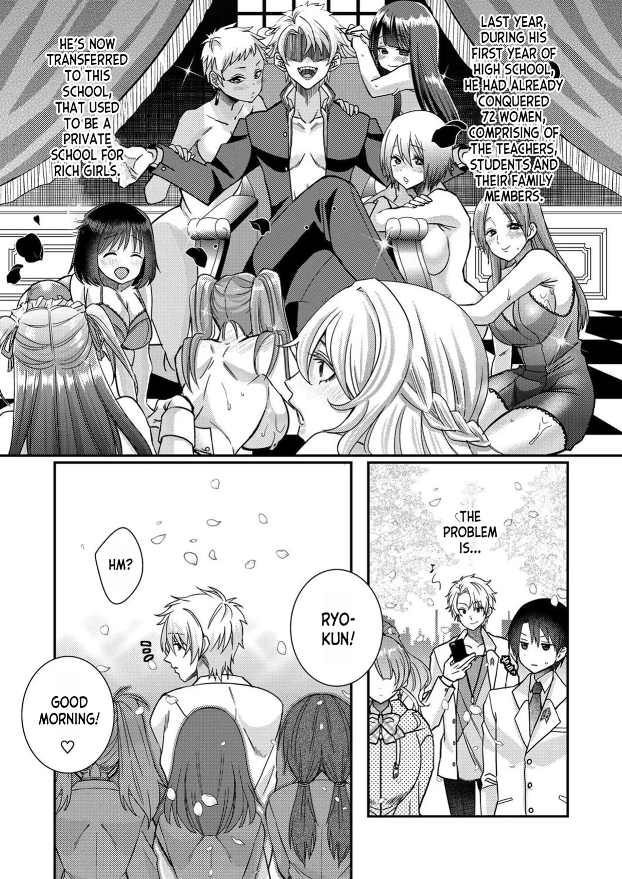 [Satsuki Asha, Mizuki Mizuki] Eroge Sekai ni Tensei Shita ore ga, Oshi e no ai de Netorare Hiroin o Shiawaseni Suru. ch.1-8 [desudesu] [Fated Circle]