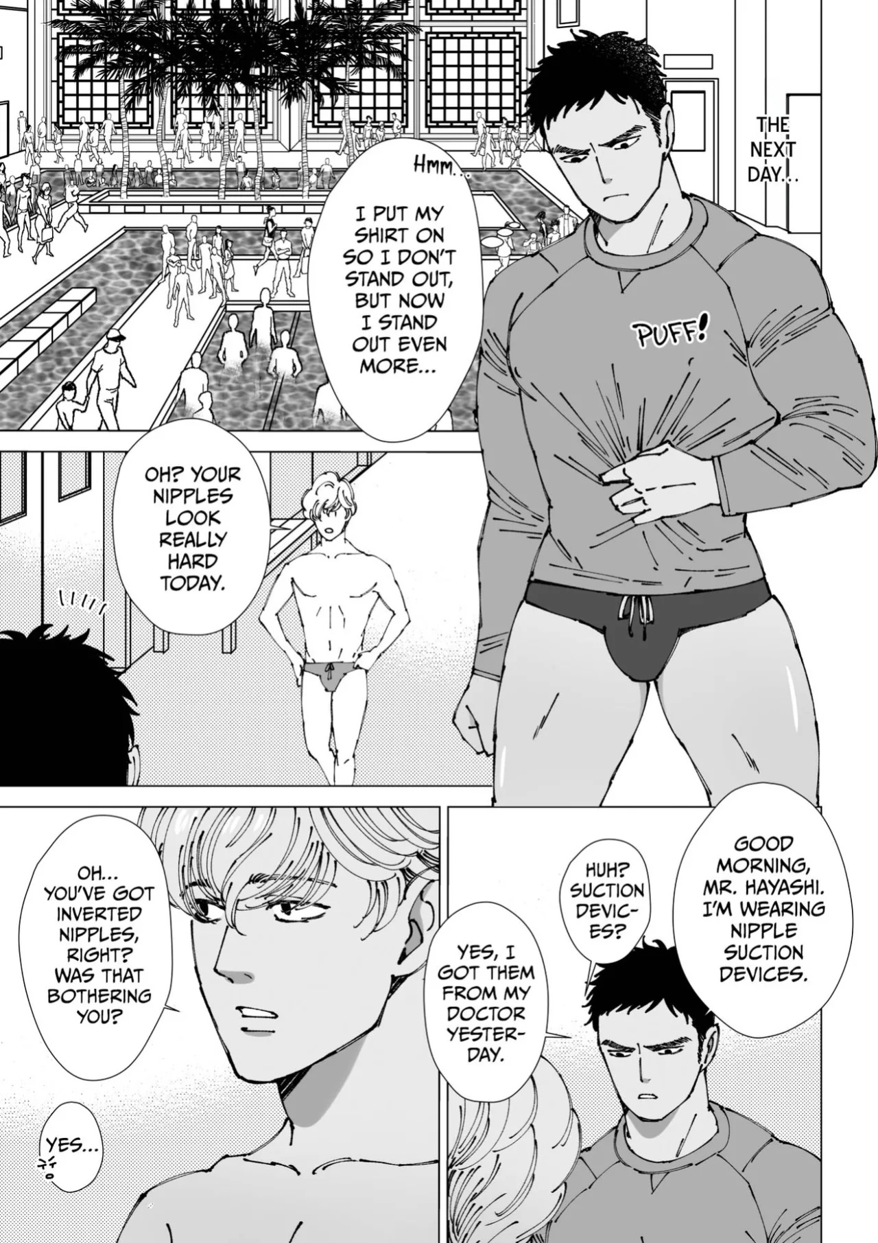 [Hoshitani Kyo] Sawatte Tatasete, Kanbotsu Chikubi. | Touch Me and Make My Inverted Nipples Hard Chapters 1-3 (Complete)