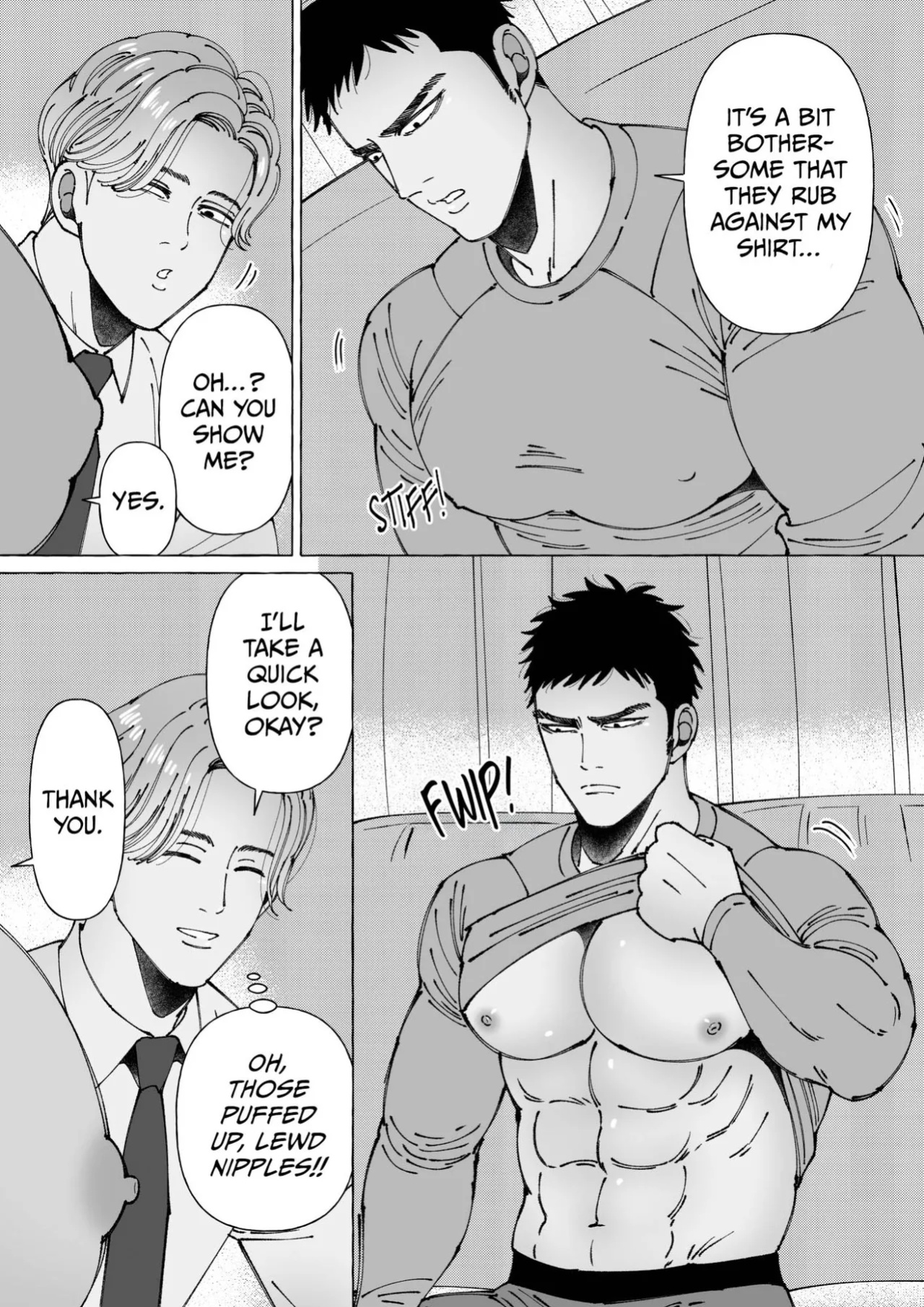 [Hoshitani Kyo] Sawatte Tatasete, Kanbotsu Chikubi. | Touch Me and Make My Inverted Nipples Hard Chapters 1-3 (Complete)