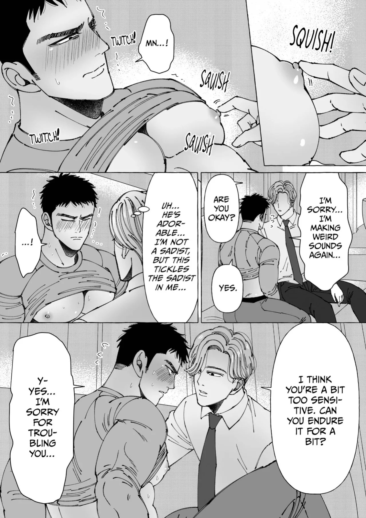 [Hoshitani Kyo] Sawatte Tatasete, Kanbotsu Chikubi. | Touch Me and Make My Inverted Nipples Hard Chapters 1-3 (Complete)