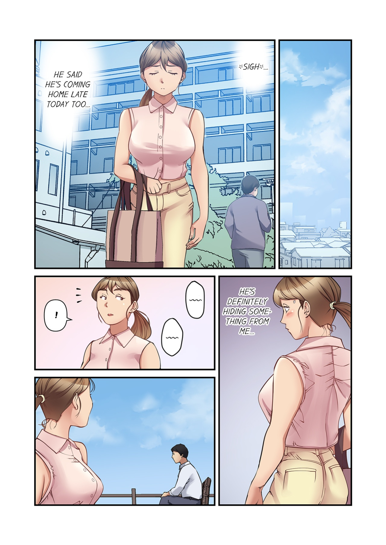 [Yamato Miyu] 'Oku-san, Yokkyuu Fumandesho?' Otto ni Barete wa Ikenai Yarisugi Nenchaku SEX | "Missus, Are You Sexually Frustrated?" Excessive, Demanding Sex That the Husband Can't Know About Chapter 1-12