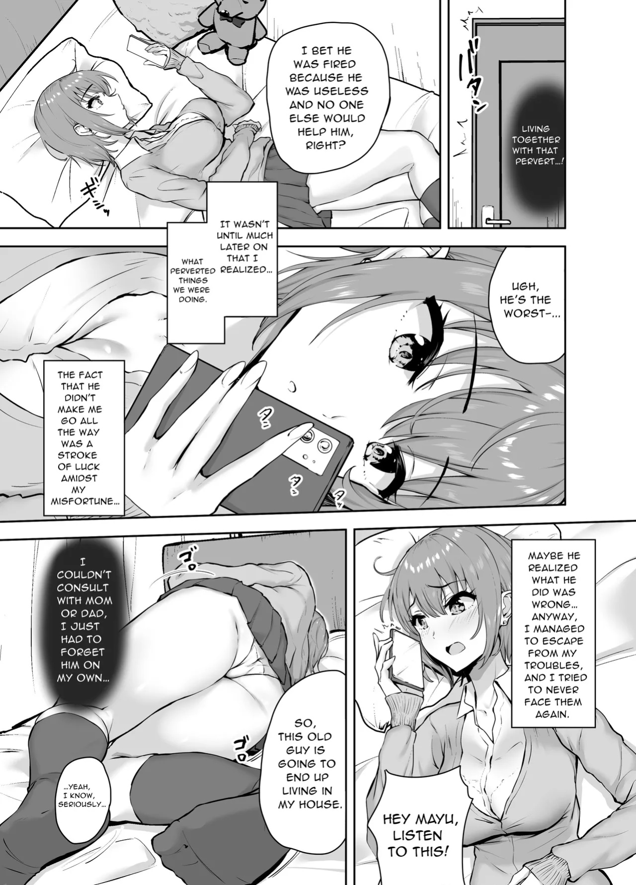 [Mocchimochiya (caruta)] Musaborareru Meiana | Devouring My Niece's Hole