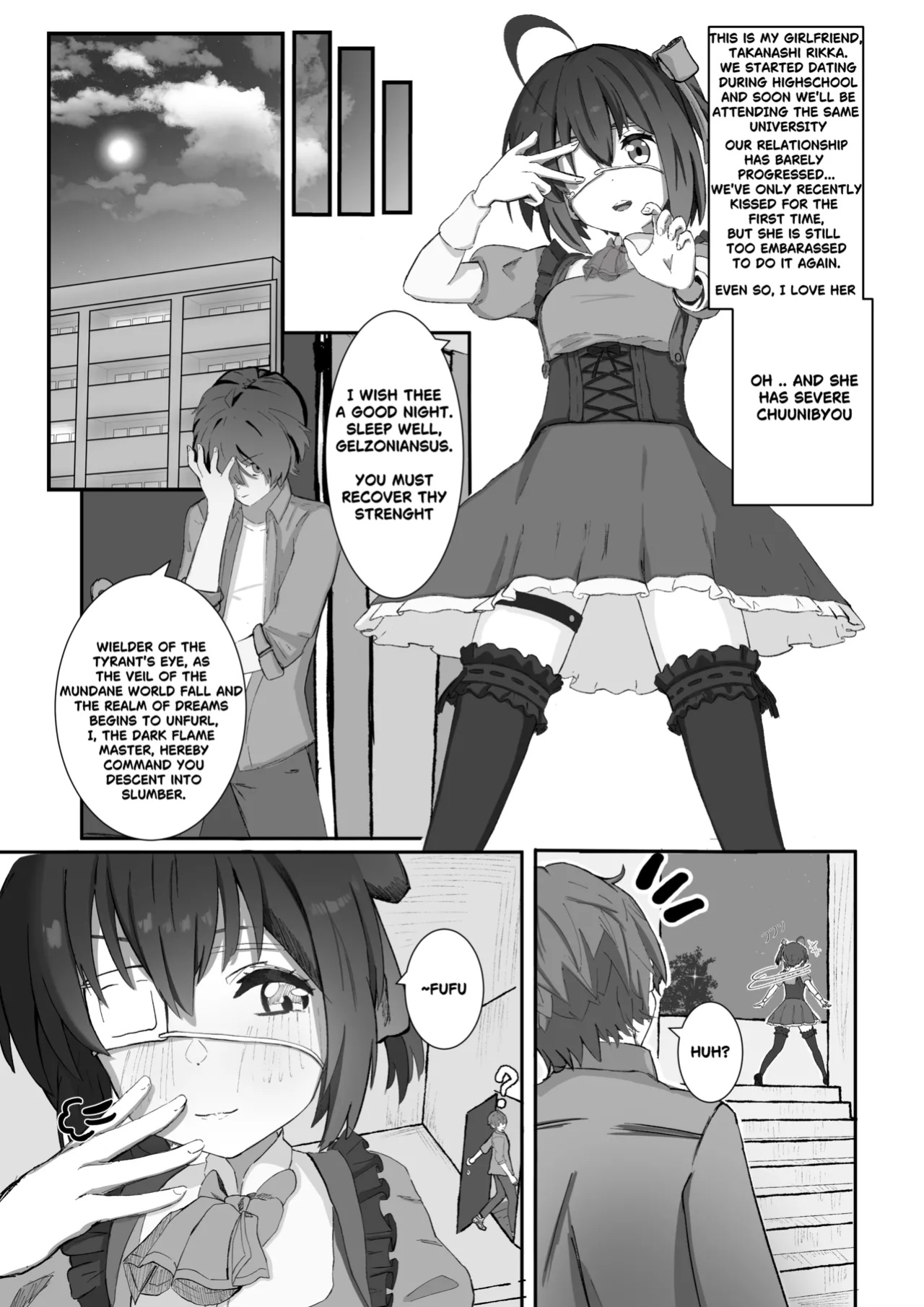 Rikka's surprise attack