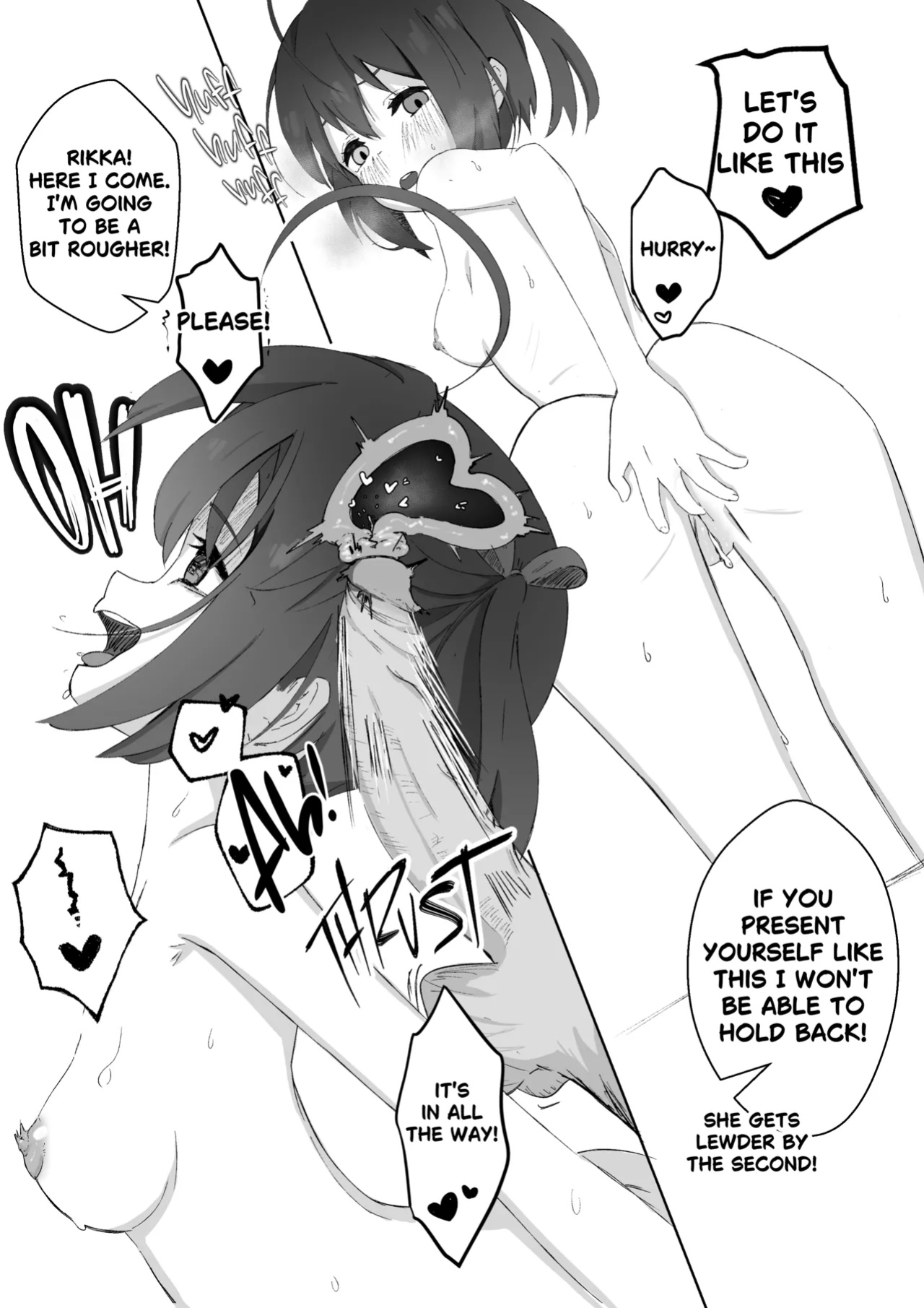 Rikka's surprise attack