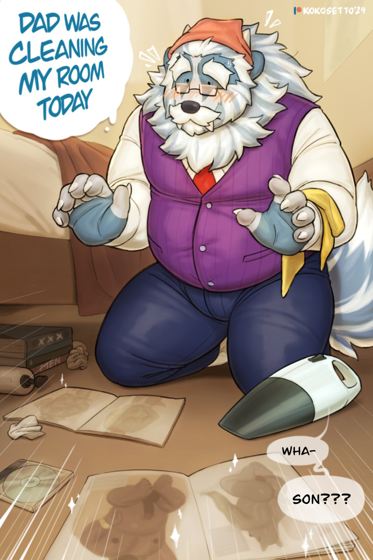 [kokosetto]Dad Was Cleaning My Room Today