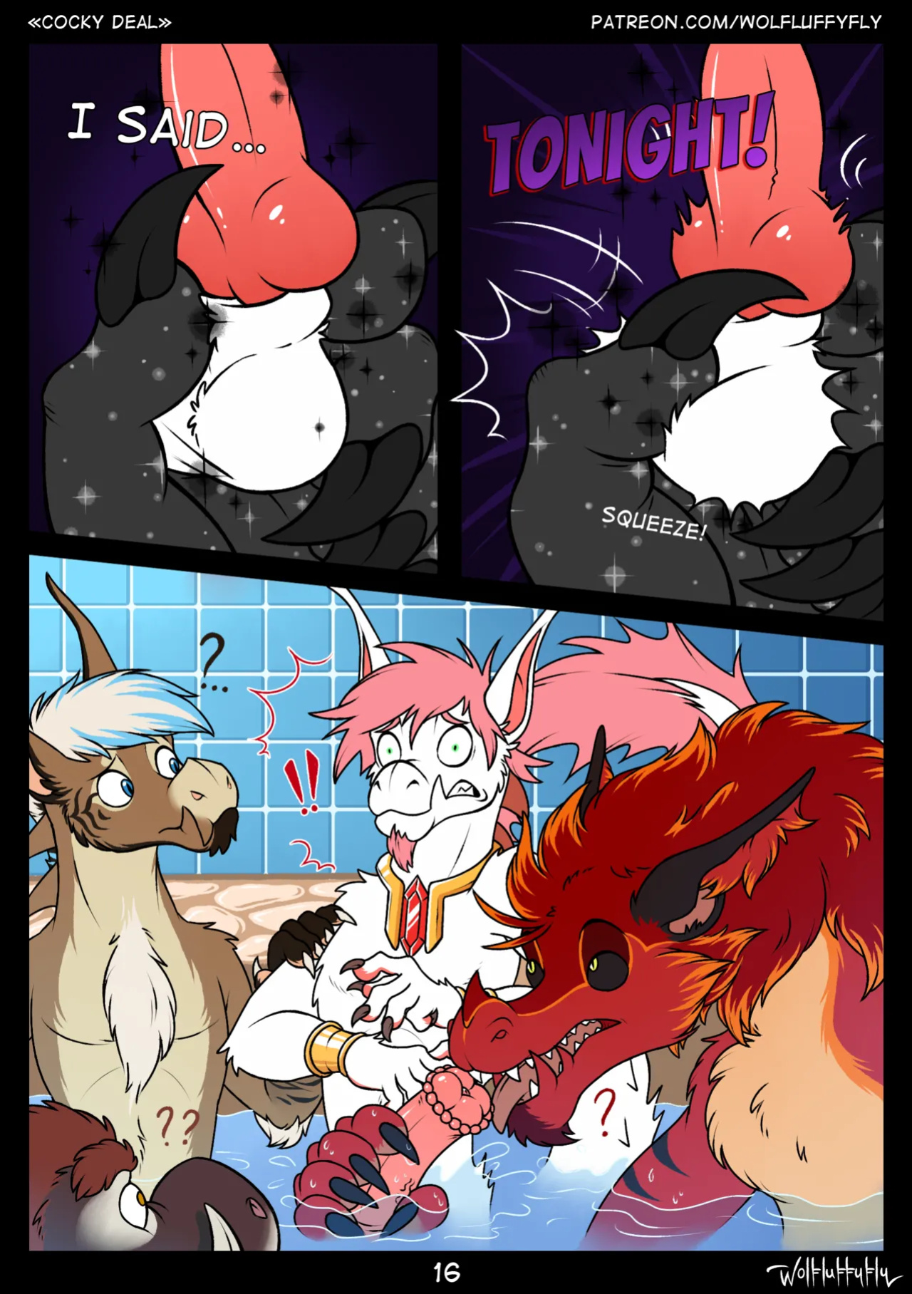 [Wolfluffyfly] Cocky Deal