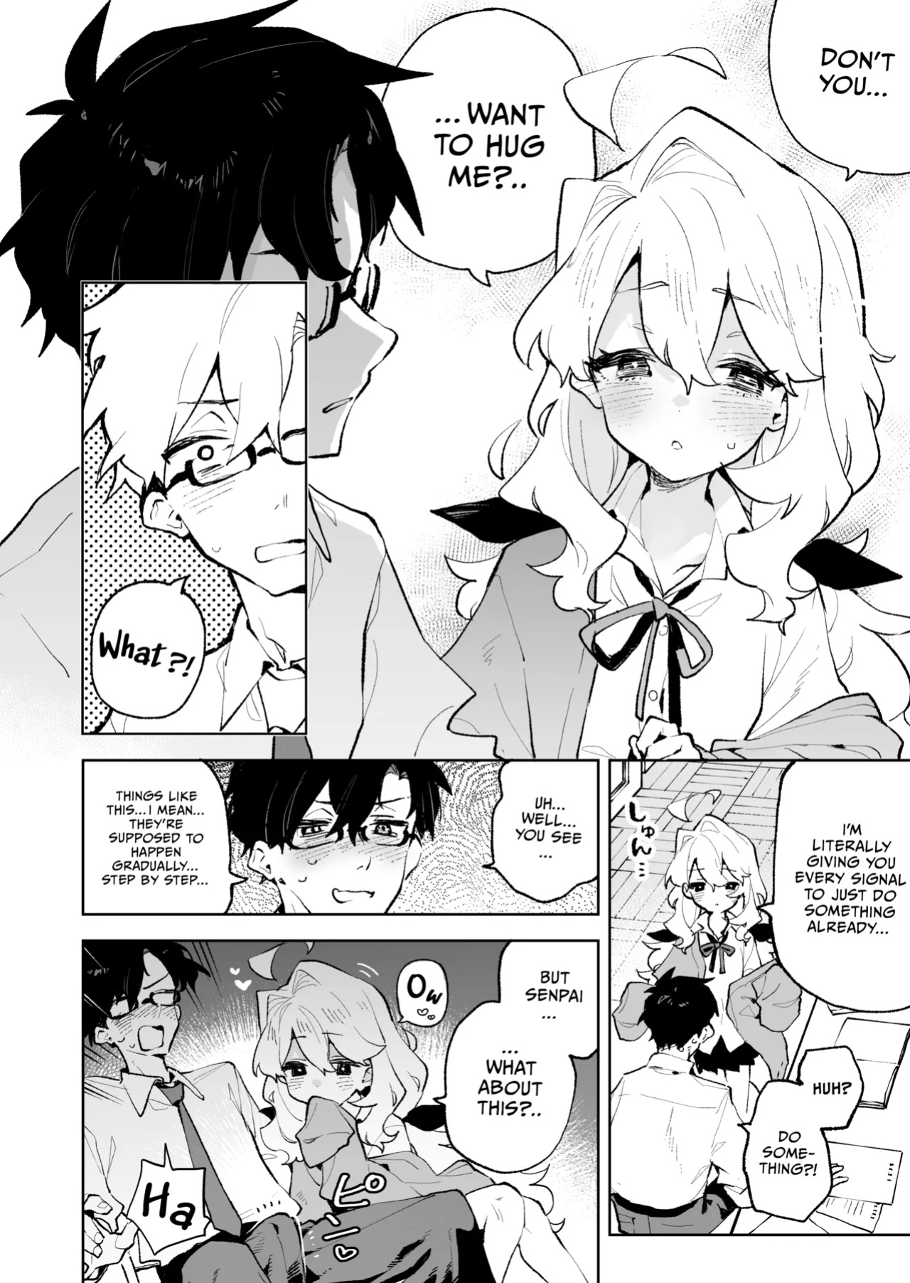[Rimu Chanchi (Uni Cream Korokke)] Senpai no Kakkoii Oshasei Misete kudasai | Senpai, please show me your coolest orgasm [COHQ]