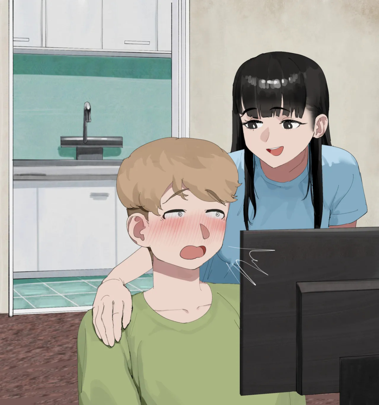 [wjs07] GF lures BF to NTR (Uncensored + Textless)