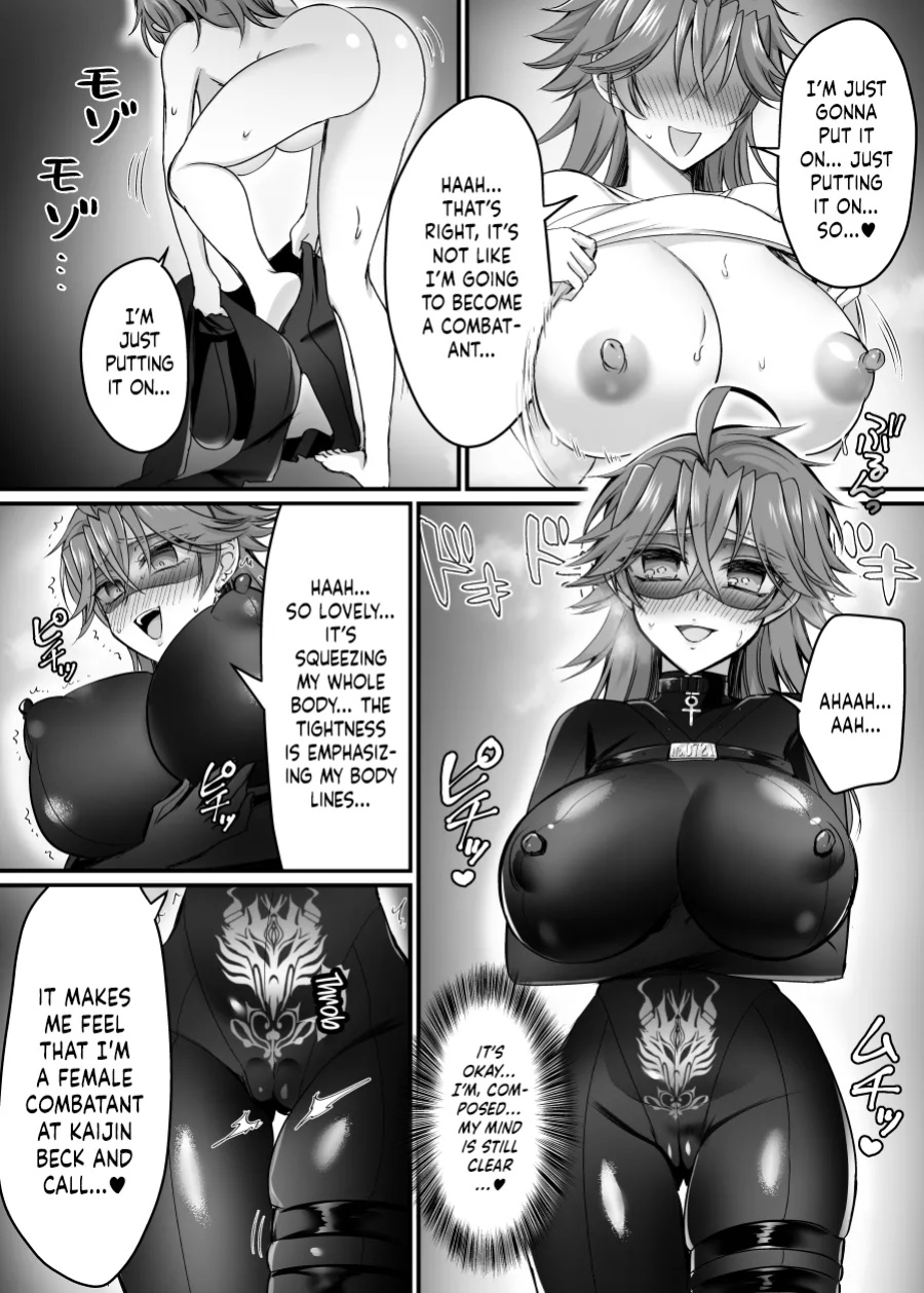 [Amaia Okashi Seisakusho (Moegi Oji-san)] Saber Red ~Seigi no Zako Onna Sentouin Hero~ | Saber Red ~The Weakling Female Fighter Hero of Justice ~