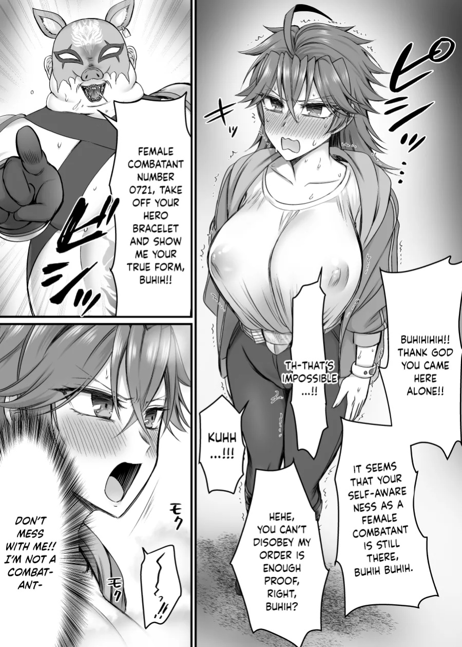 [Amaia Okashi Seisakusho (Moegi Oji-san)] Saber Red ~Seigi no Zako Onna Sentouin Hero~ | Saber Red ~The Weakling Female Fighter Hero of Justice ~