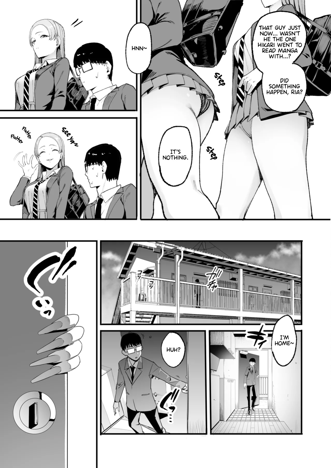 [Amagami Honpo (Manno)] Iribitari Gal ni Manko Tsukawasete Morau Hanashi 4 | The Gyaru I Hang Out with Lets Me Use Her Pussy 4 [Nipis Family]