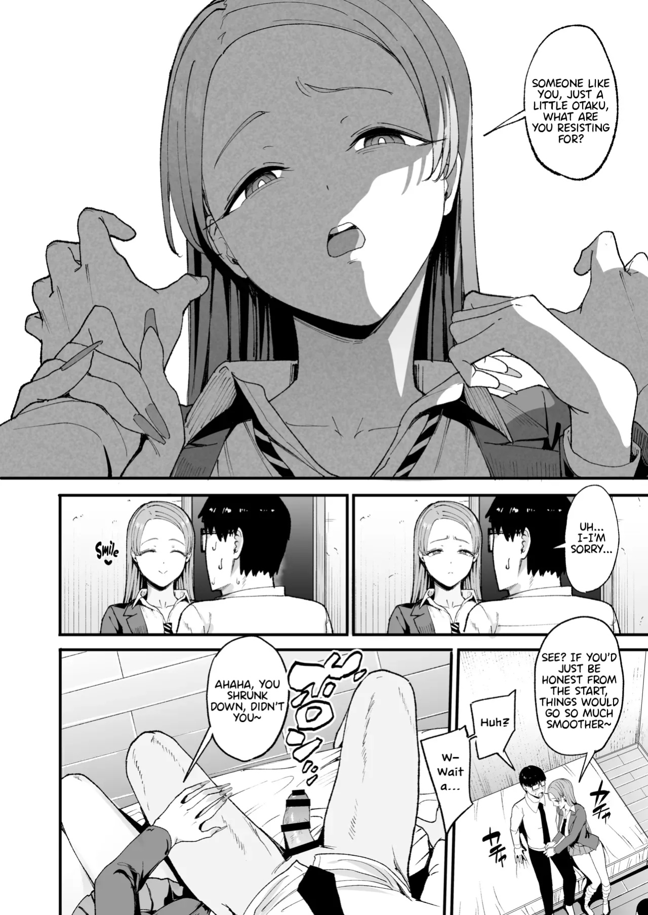 [Amagami Honpo (Manno)] Iribitari Gal ni Manko Tsukawasete Morau Hanashi 4 | The Gyaru I Hang Out with Lets Me Use Her Pussy 4 [Nipis Family]