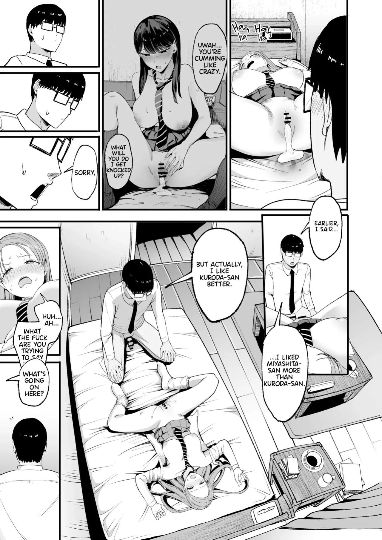 [Amagami Honpo (Manno)] Iribitari Gal ni Manko Tsukawasete Morau Hanashi 4 | The Gyaru I Hang Out with Lets Me Use Her Pussy 4 [Nipis Family]
