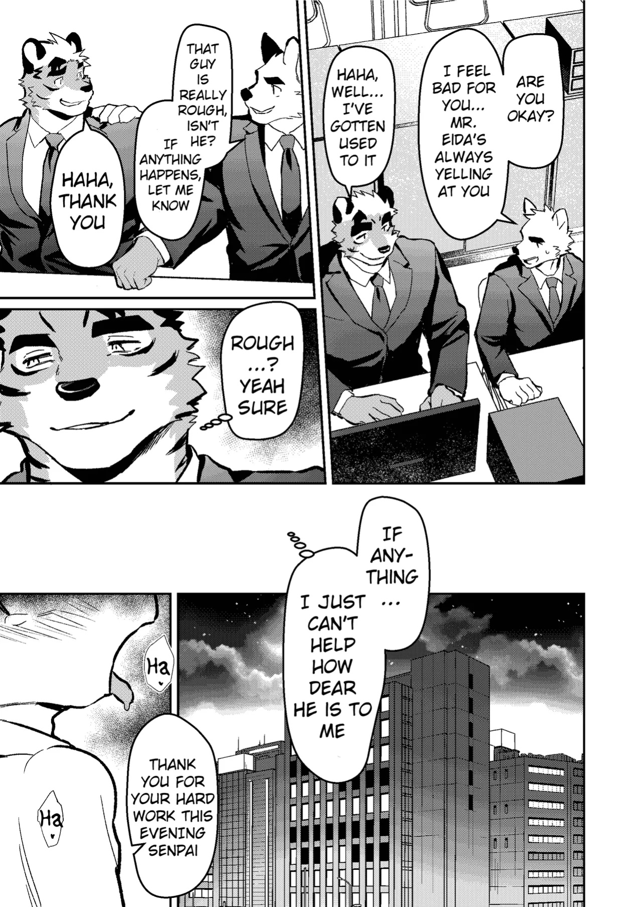 [HARD DROP (Mada Tarou)] Kyou mo Oshigoto Otsukaresama desu | Thanks for your hard work today, too [ENG]