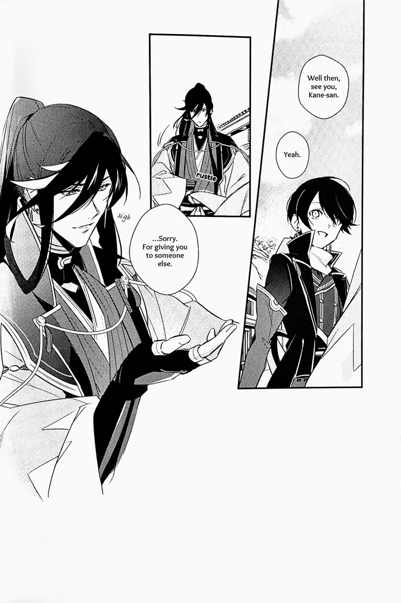 [Jibica (Hanaji)] Mimikazari Tenmatsuki | Memoirs of the Earrings (Touken Ranbu) [mayabird]
