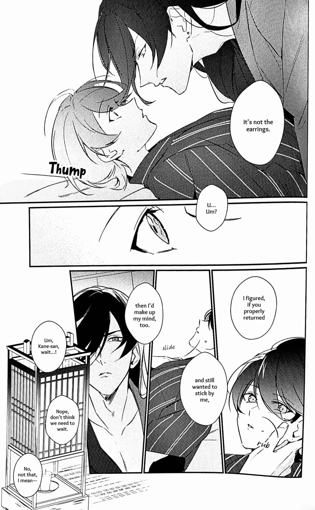 [Jibica (Hanaji)] Mimikazari Tenmatsuki | Memoirs of the Earrings (Touken Ranbu) [mayabird]