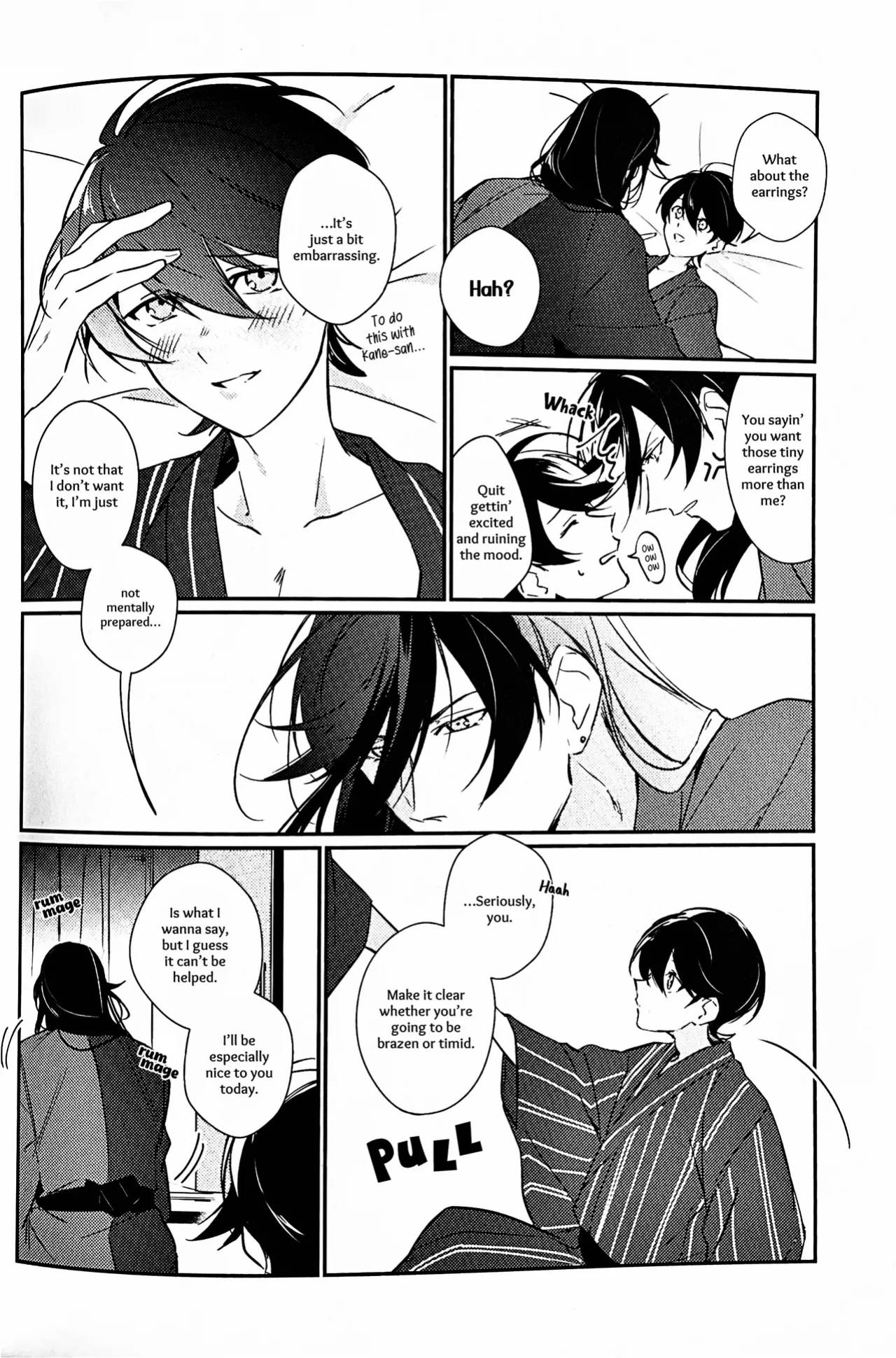 [Jibica (Hanaji)] Mimikazari Tenmatsuki | Memoirs of the Earrings (Touken Ranbu) [mayabird]