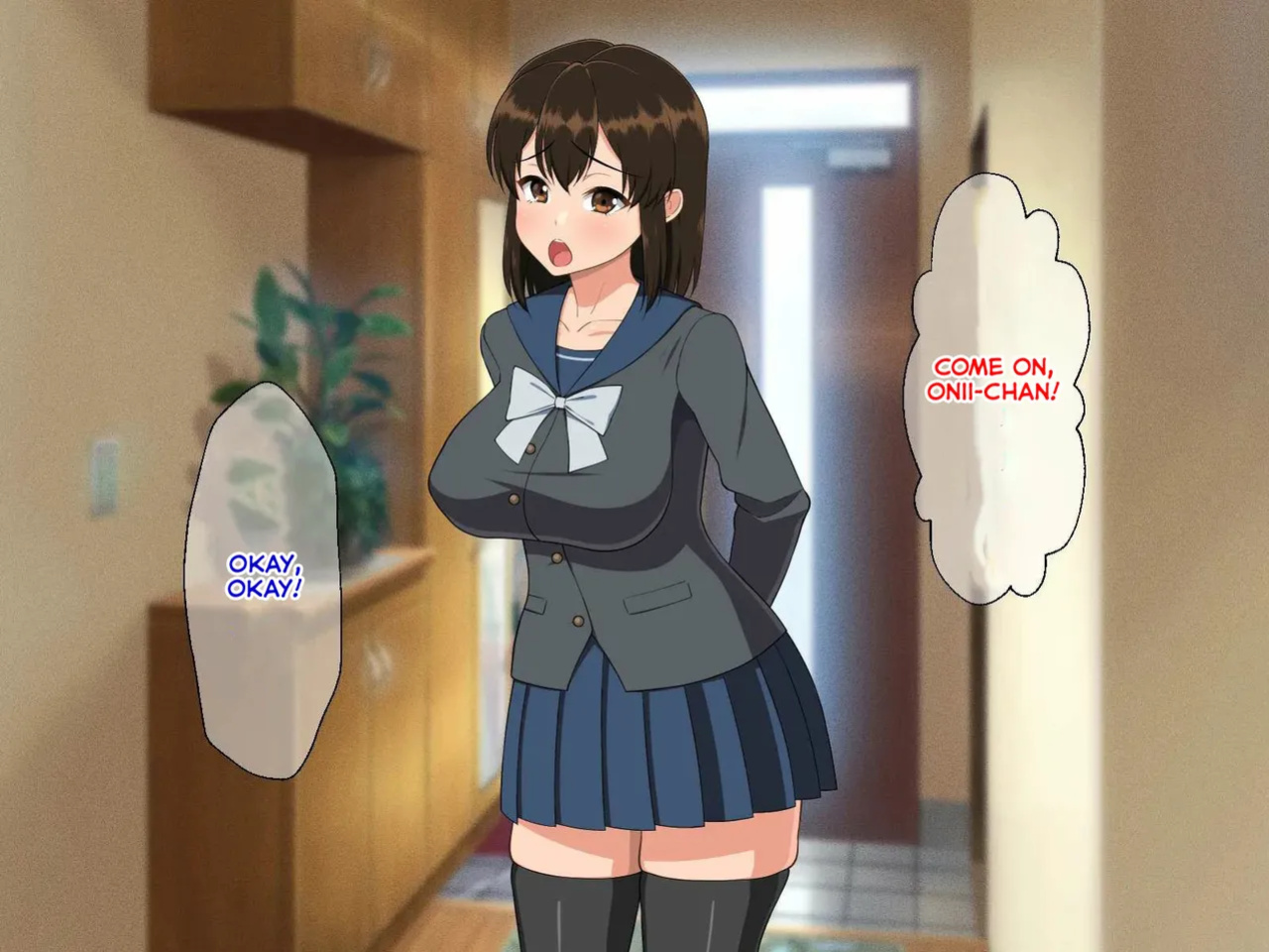 Newly learned sex with my busty sister, It feels so good I can't stop.