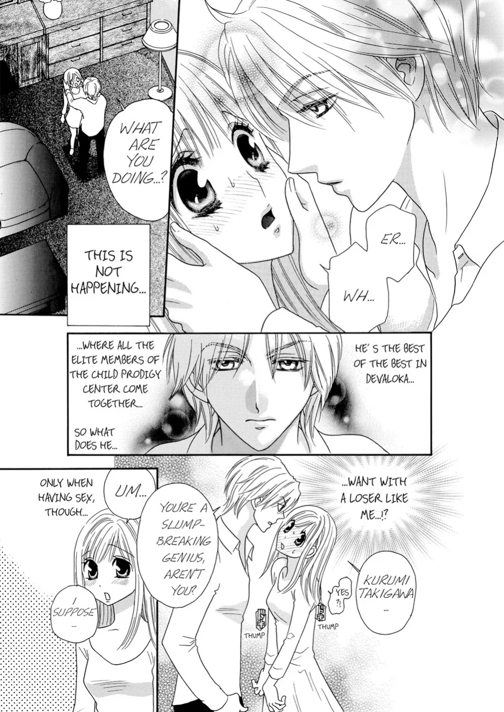 [Rio Fukuda] Kyousei § Idenshi Kouhai - Tensai no Kodane wo Harame! | Genetic Potential Chapters 1-4 (Complete)