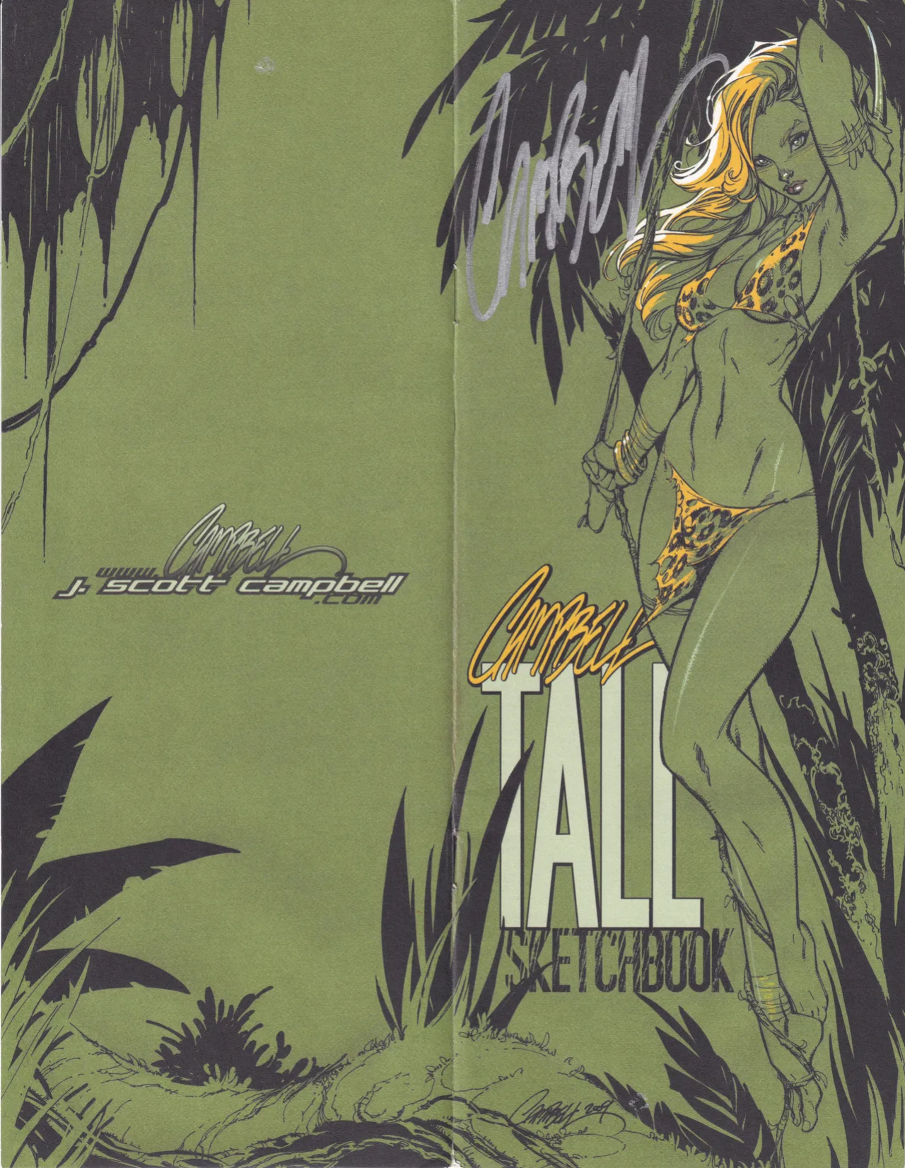 [J. Scott Campbell] Tall Sketchbook