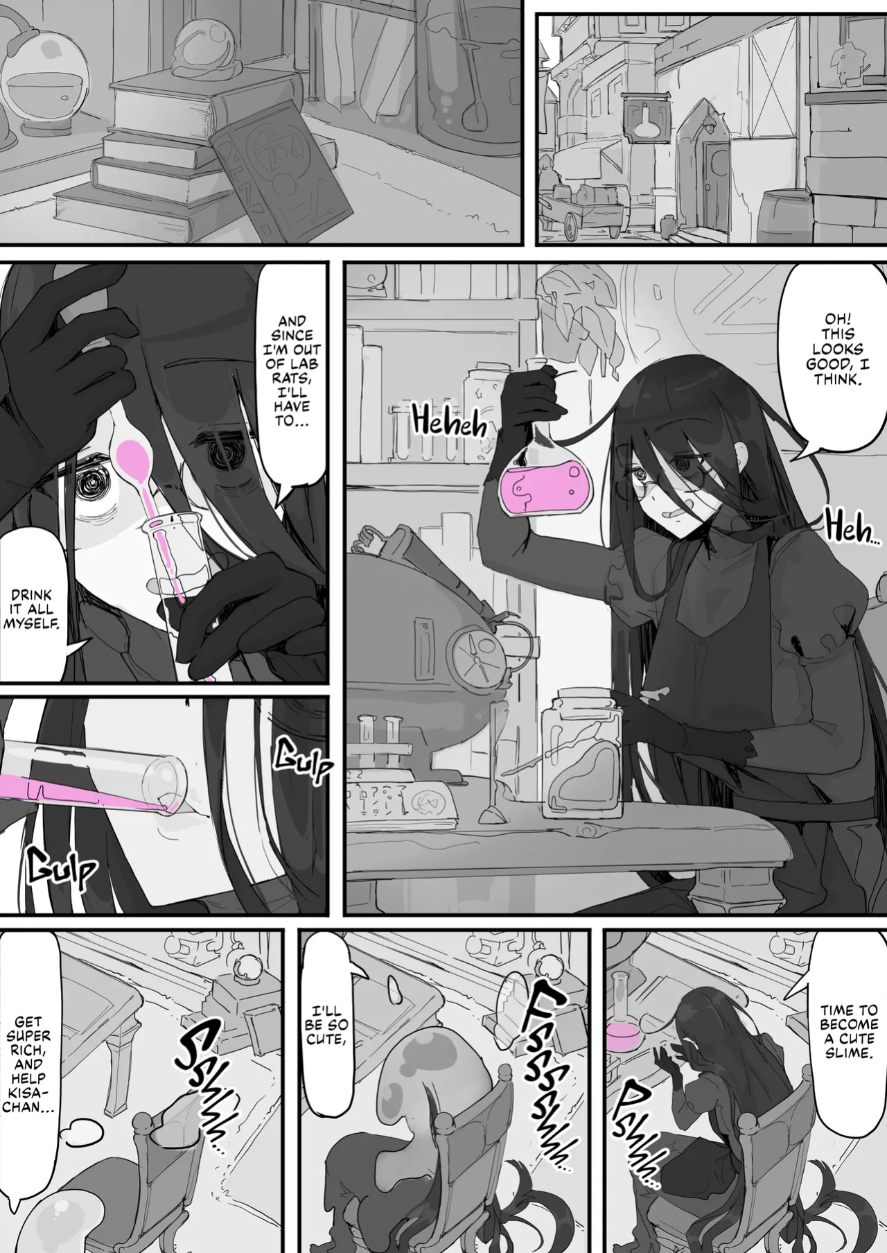 [Shirabe Shiki] Onaho ni Nareru Potion ① | Onahole Potion ① [Fap It Scans]