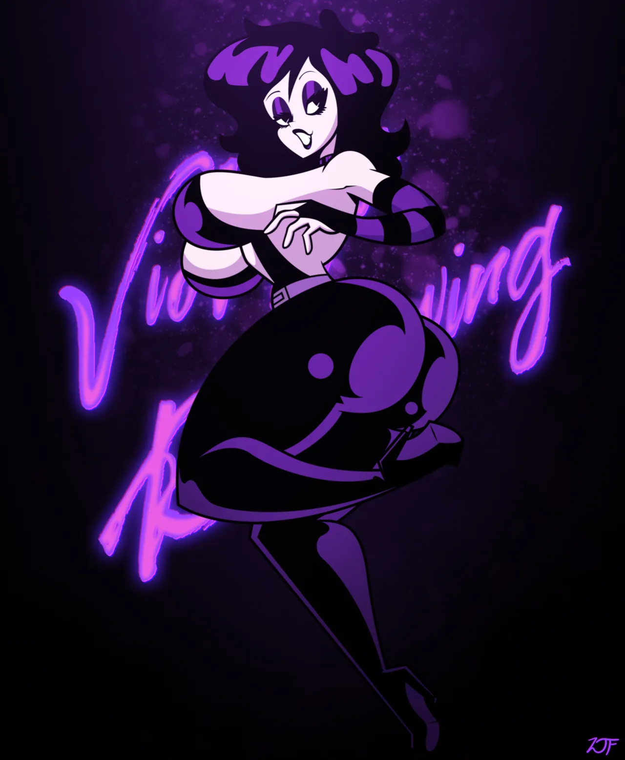 [RustySh4ckl3ford] Violetta Ravenwing (OC)