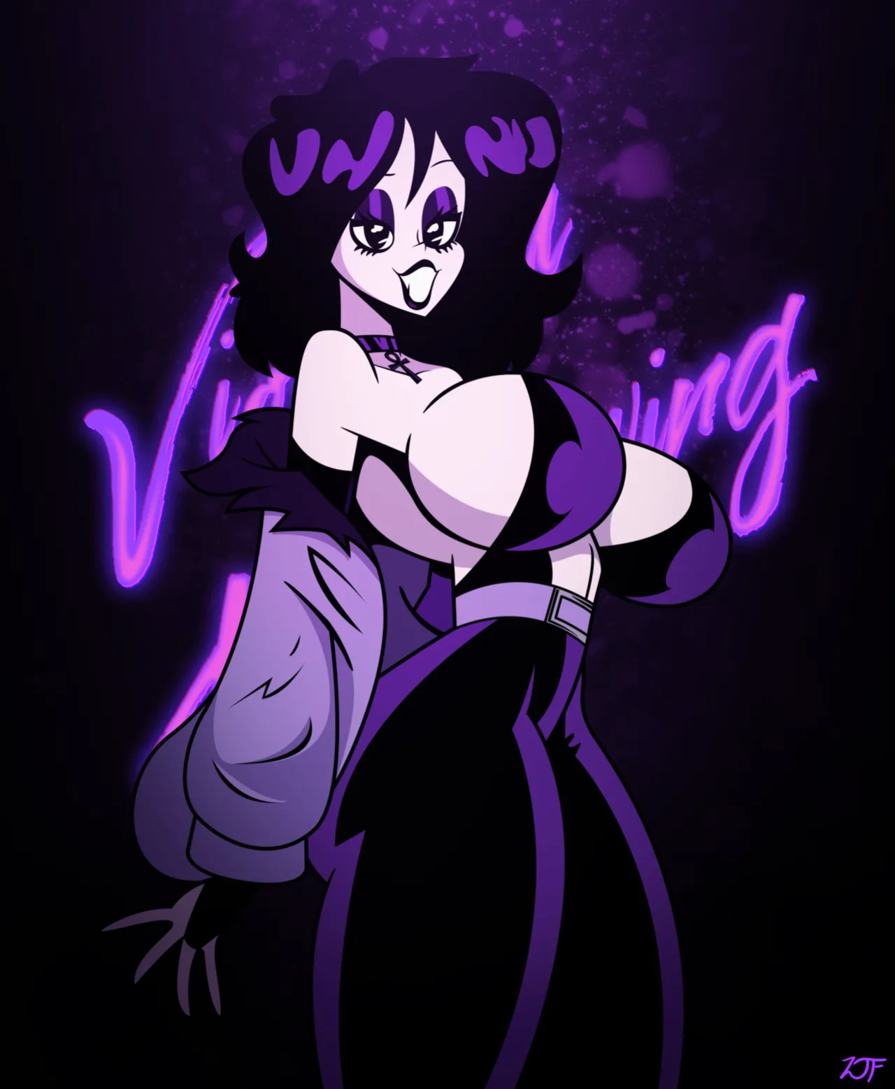 [RustySh4ckl3ford] Violetta Ravenwing (OC)