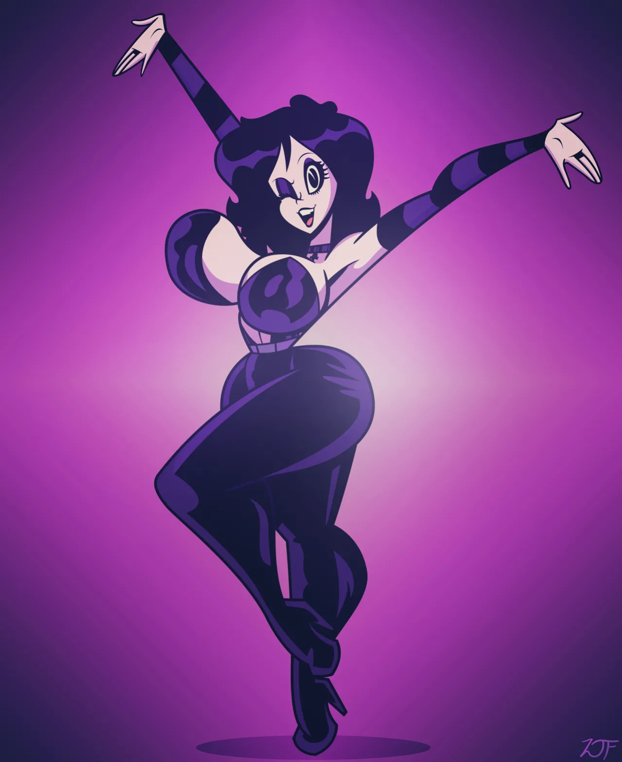[RustySh4ckl3ford] Violetta Ravenwing (OC)