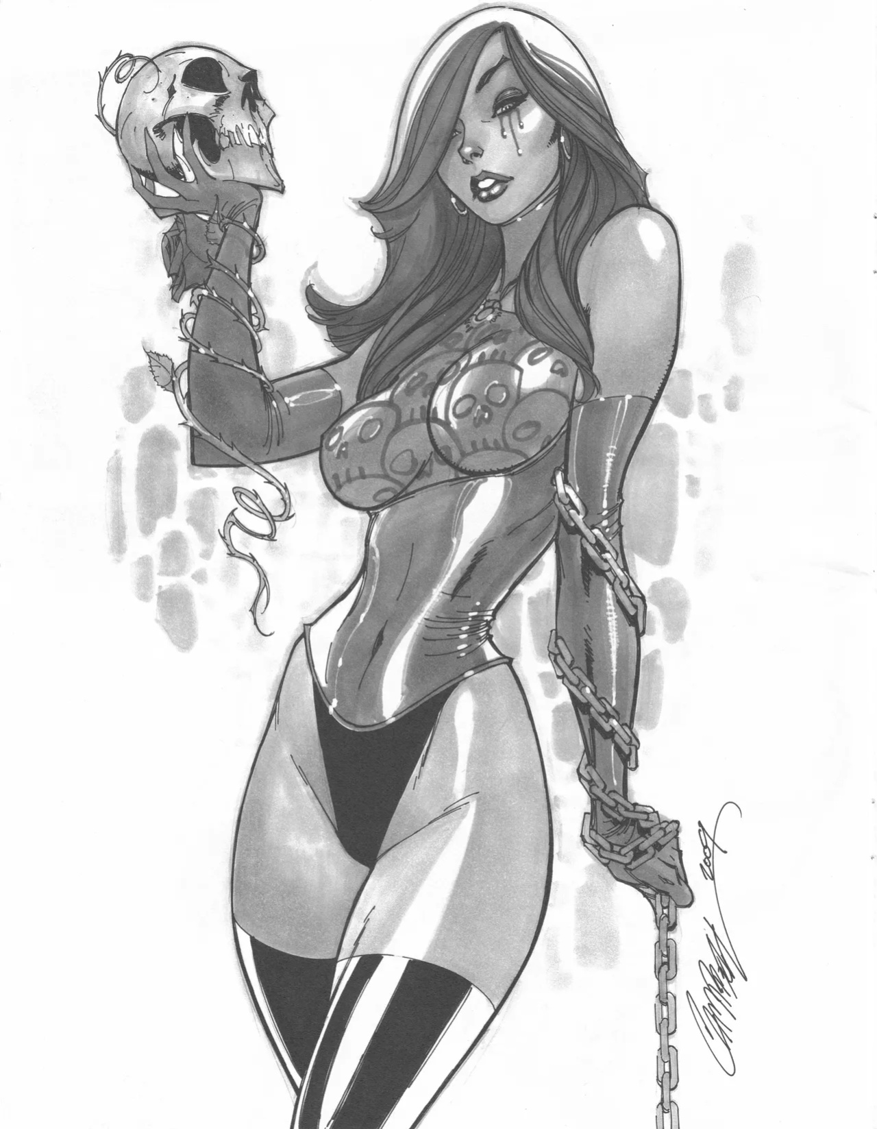 [J. Scott Campbell] More Gray Area Sketchbook