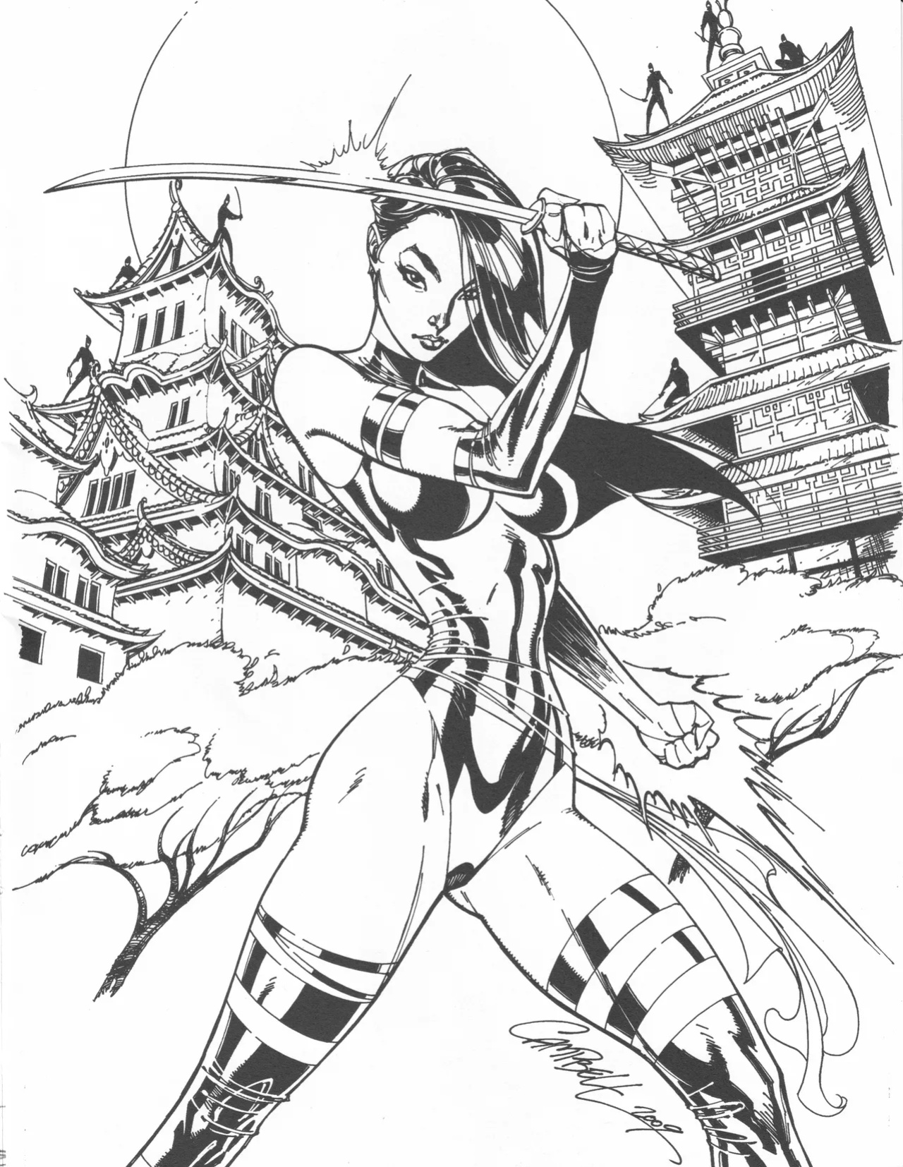 [J. Scott Campbell] More Gray Area Sketchbook
