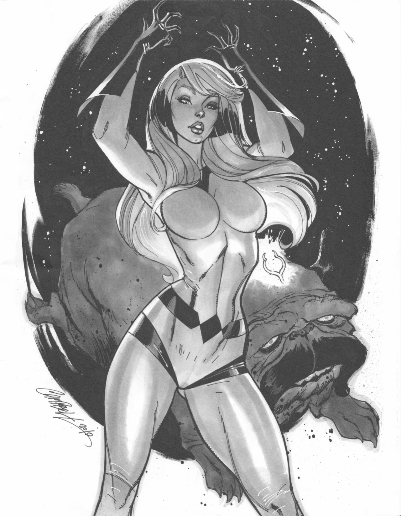 [J. Scott Campbell] More Gray Area Sketchbook