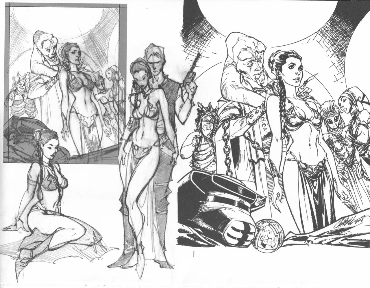 [J. Scott Campbell] More Gray Area Sketchbook