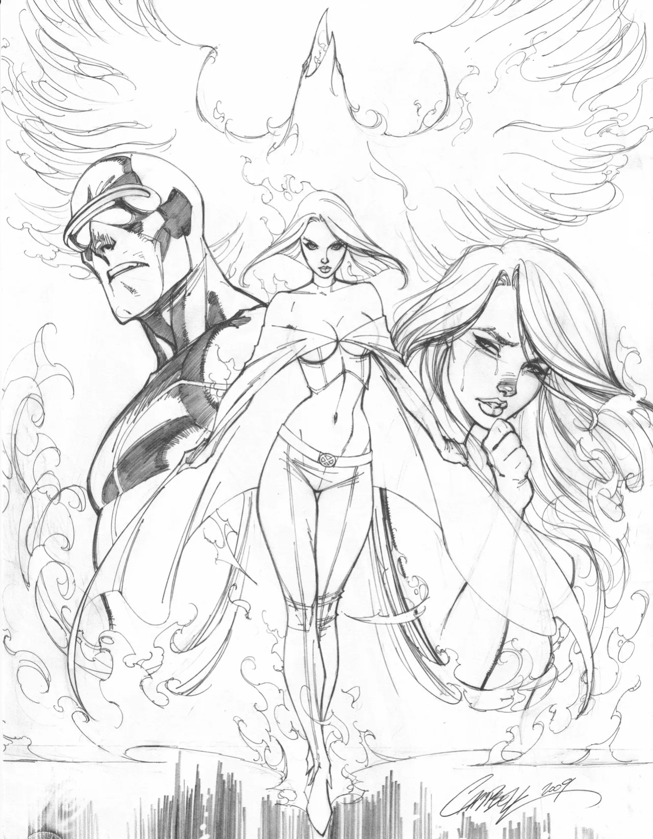 [J. Scott Campbell] More Gray Area Sketchbook