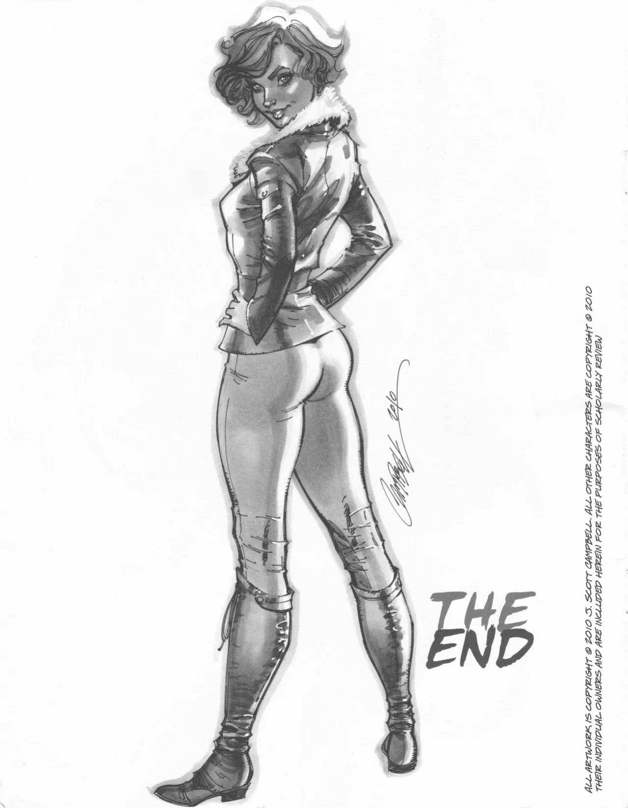 [J. Scott Campbell] More Gray Area Sketchbook